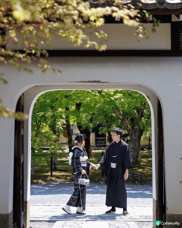 去京都旅遊一定要着和服打卡！今次我哋去嵐山仲預約咗攝影師攝影...