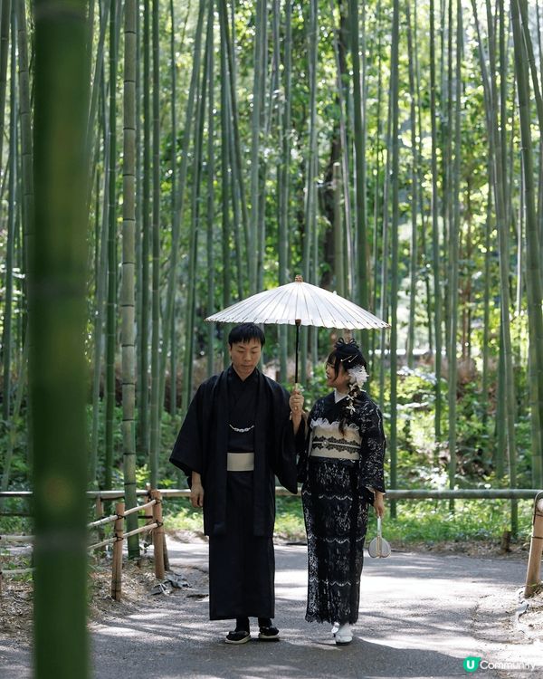 去京都旅遊一定要着和服打卡！今次我哋去嵐山仲預約咗攝影師攝影...