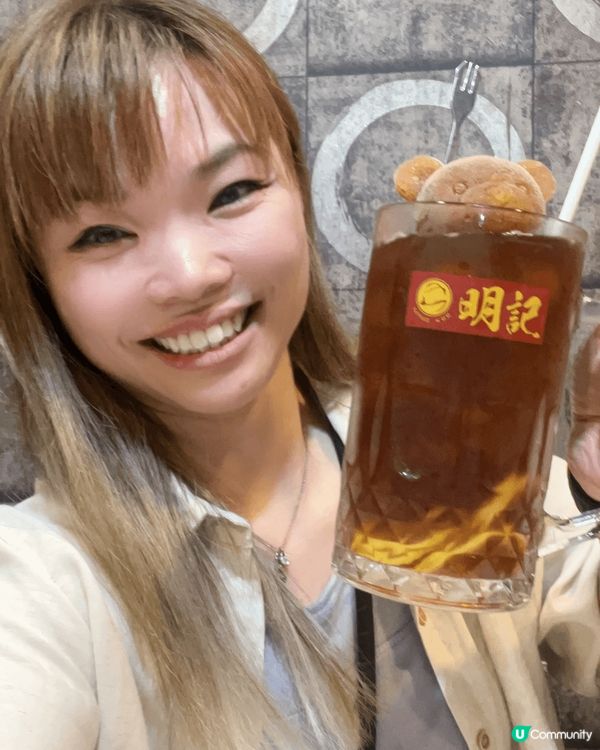 旺角明記潮館最出名大大杯熊仔檸檬茶，啱晒打卡！尖沙咀good...