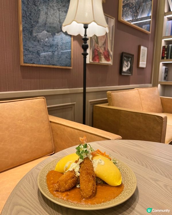 銅鑼灣喫茶😋 蛋包飯、吉列豬扒飯，樣樣都正！