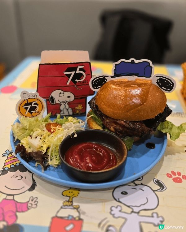 snoopy 75周年主題cafe, 可愛又好味😋