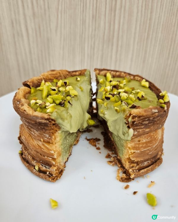 Beans Bakery推出既兩款開心果口味酥，海鹽開心果糊...