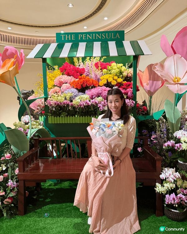 《母親節打卡必推 : 半島酒店大堂》