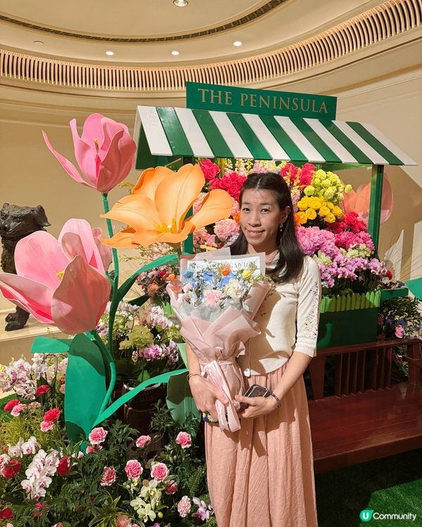 《母親節打卡必推 : 半島酒店大堂》