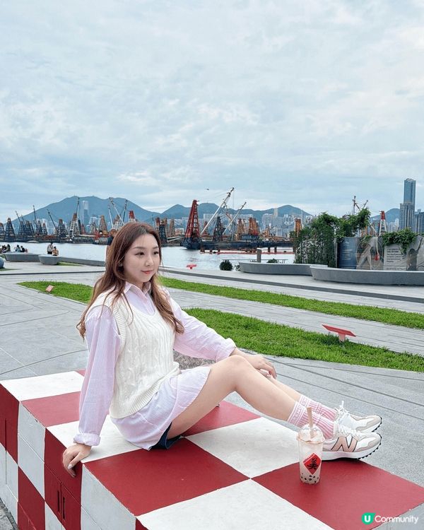 啟德新地標 - 啟德海濱公園，好岩帶寵物，有超靚草地同海景睇...