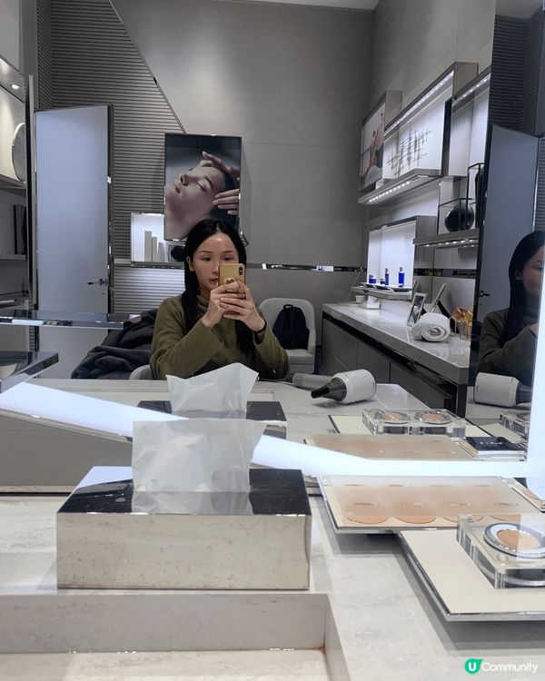 今次去咗la prairie 沙田店做王牌魚子精華facia...