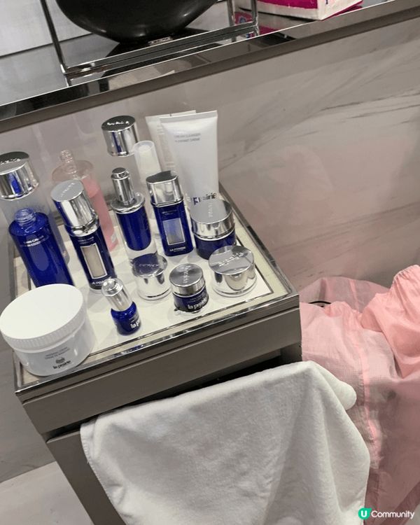 今次去咗la prairie 沙田店做王牌魚子精華facia...