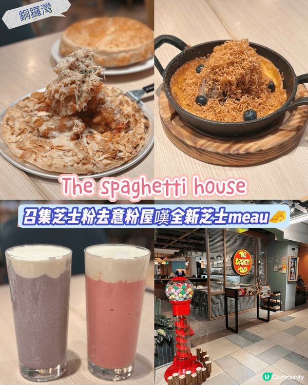 [銅鑼灣］召集芝士粉去意粉屋嘆全新芝士meau🧀