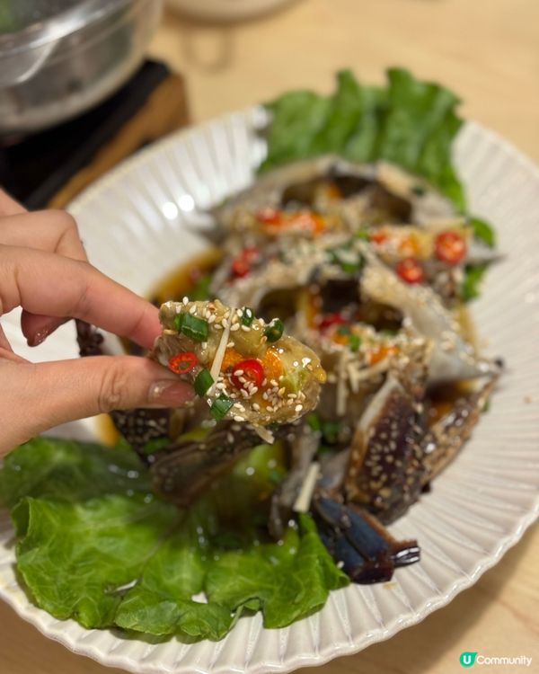 尖沙嘴 $200有兩隻醬油蟹🦀 套餐送12碟小菜