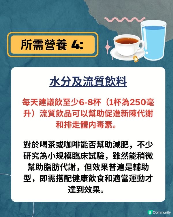 營養師教路! 減肥時需要的營養 + 5大低卡食物之選