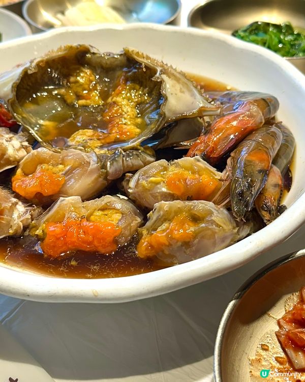 明洞醬油蟹🦀  鮮甜蟹膏😋  飯都食多幾碗🍚