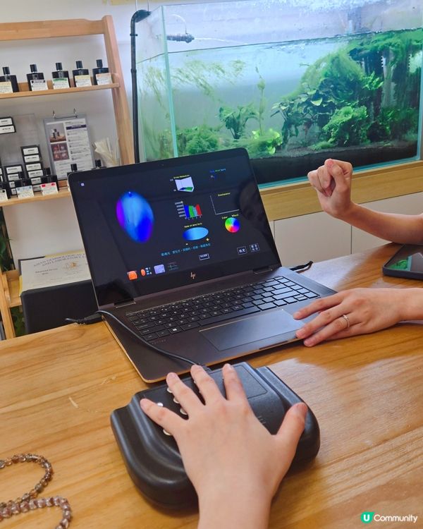 第一次做氣場測試🤩  
好神奇！測出嚟嘅結果真係好準！