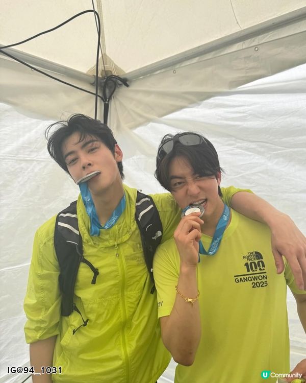 臉蛋天才車銀優24度高溫參加11km越野跑🏃高顏值似拍寫真😍小紅書網友撞樣意外爆紅⁉️