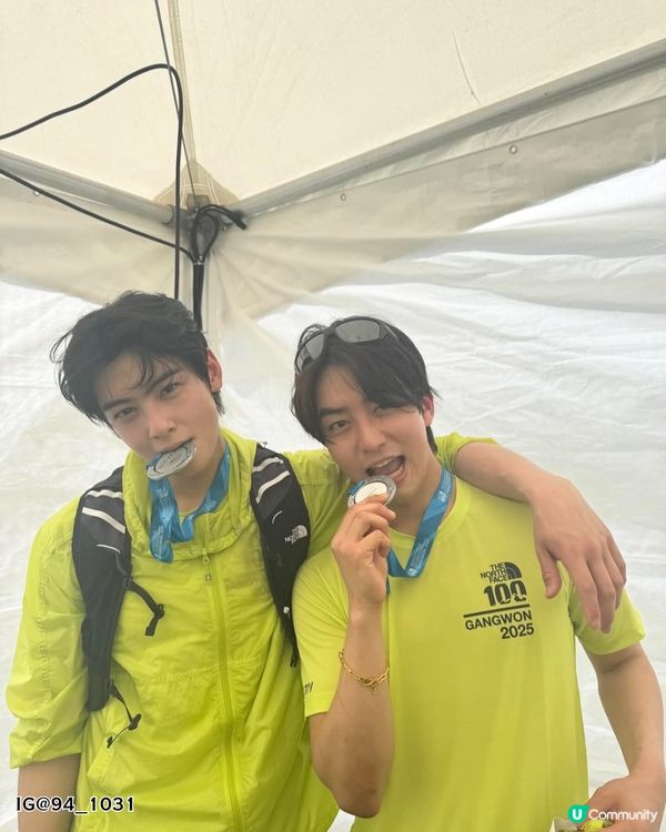 臉蛋天才車銀優24度高溫參加11km越野跑🏃高顏值似拍寫真😍小紅書網友撞樣意外爆紅⁉️