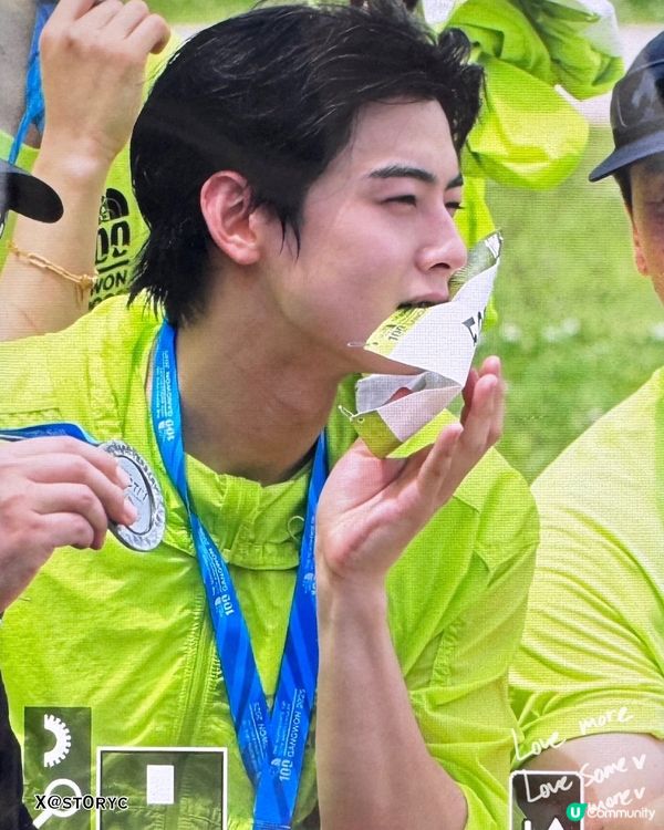 臉蛋天才車銀優24度高溫參加11km越野跑🏃高顏值似拍寫真😍小紅書網友撞樣意外爆紅⁉️