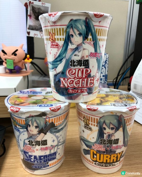 合味道X初音推特別版杯麵 一套6款全新造型插圖！