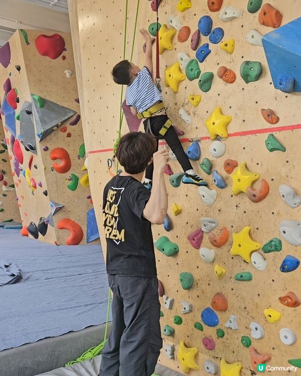 4歲仔女攀石挑戰💪🏻  屯門店試玩優惠！
