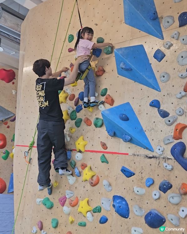 4歲仔女攀石挑戰💪🏻  屯門店試玩優惠！