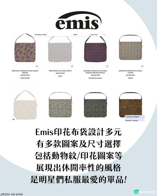 12款高CP值返學返工Tote Bag推介：MARHEN.J、HAY、韓韶禧同款emis