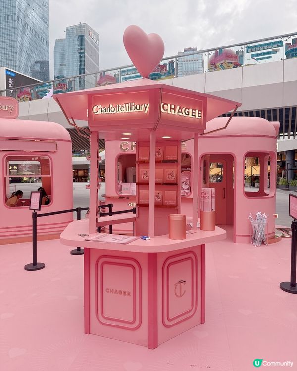 霸王茶姬 x 彩妝粉紅快閃店 💖  打卡必去！