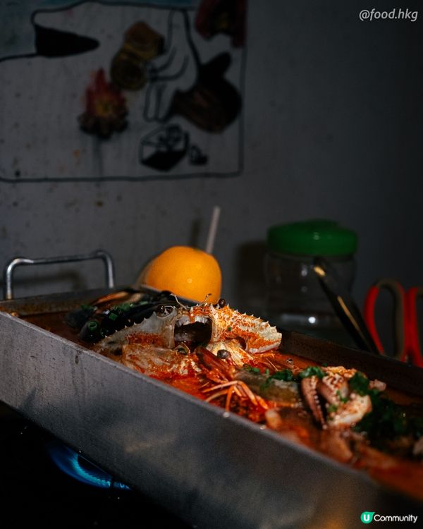 【尖沙咀震撼級韓食】50cm海鮮巨鍋+爆汁炸雞！