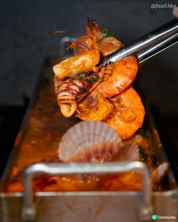 【尖沙咀震撼級韓食】50cm海鮮巨鍋+爆汁炸雞！