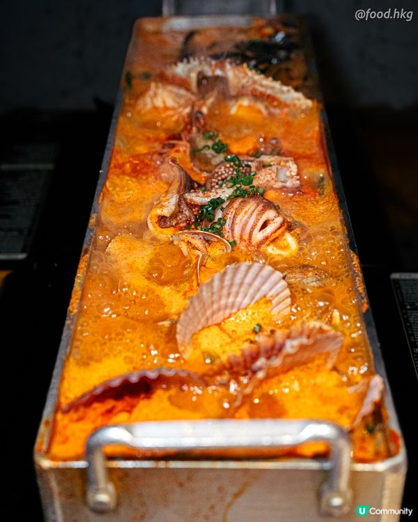 【尖沙咀震撼級韓食】50cm海鮮巨鍋+爆汁炸雞！