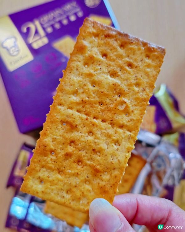 低糖健康之選！😋 嘉頓 21 殼全麥梳打餅新登場！