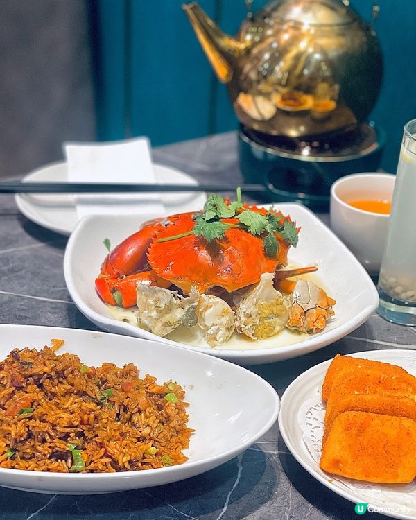 花雕雞油蒸蟹大隻多肉又唔貴🫶