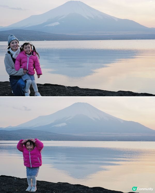 2025親子自駕遊｜富士山日落美景😍 山中湖打卡聖地📸
