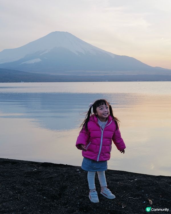 2025親子自駕遊｜富士山日落美景😍 山中湖打卡聖地📸