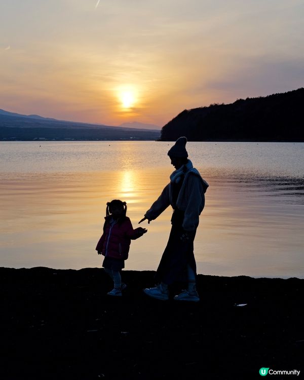 2025親子自駕遊｜富士山日落美景😍 山中湖打卡聖地📸
