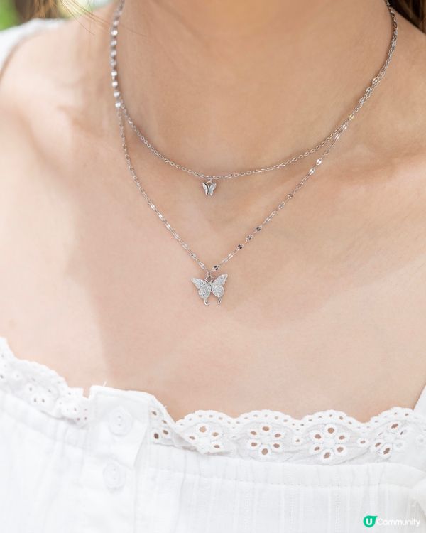 🦋✨  靚靚蝴蝶頸鏈，襯衫必備！