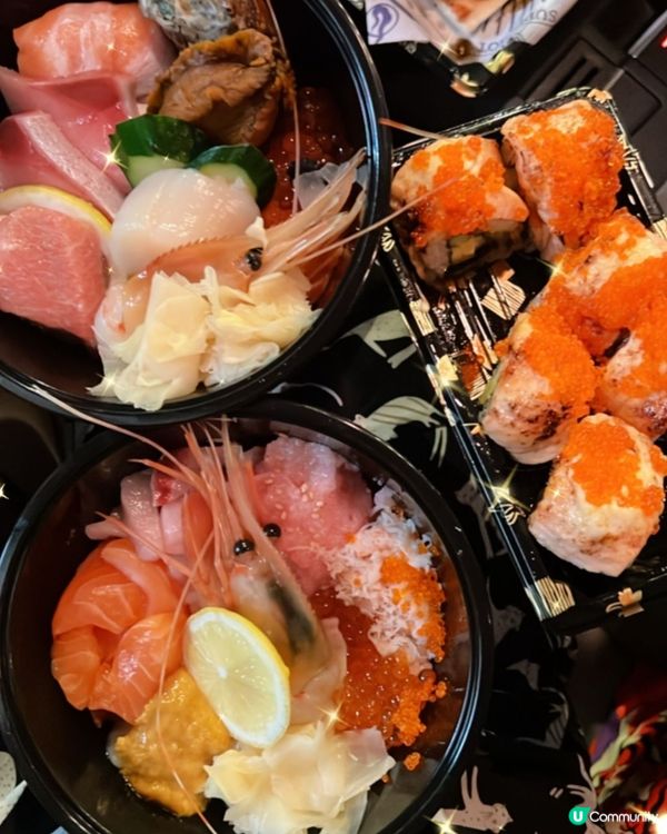 尖沙咀丼燃食堂🤤🤤滿瀉新鮮海鮮，大滿足！🔥🔥