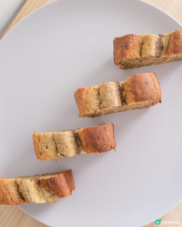 濕潤又香濃嘅香蕉蛋糕🍌