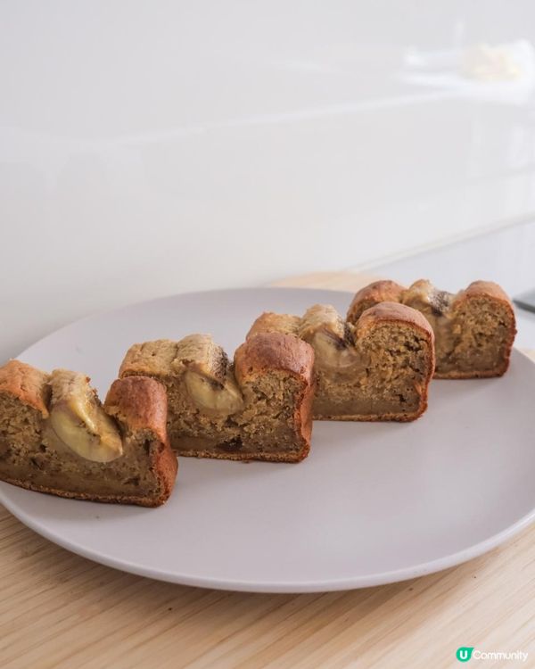 濕潤又香濃嘅香蕉蛋糕🍌