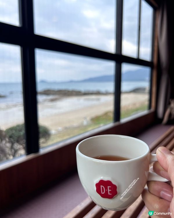 海邊溫泉旅館♨️浸完溫泉嘆免費樽裝牛乳+雪糕。仲有啤酒清酒任飲
