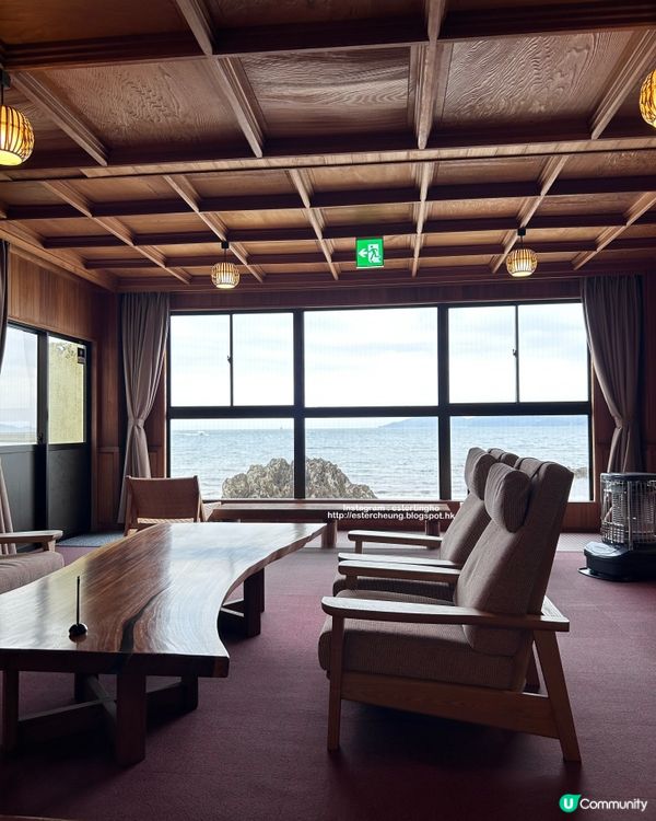 海邊溫泉旅館♨️浸完溫泉嘆免費樽裝牛乳+雪糕。仲有啤酒清酒任飲