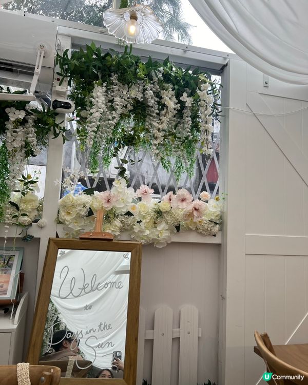 元朗花系Cafe！黑松露炒蛋全日早餐超療癒🌸打卡必去！