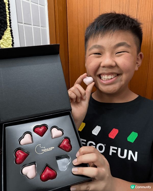 Douce Vallee嘅酒店級手工心形朱古力🍫