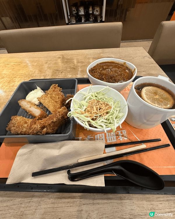 大快活和風大盛。每一啖都好滿足，咖哩飯都可以選健康紅米飯。唔...