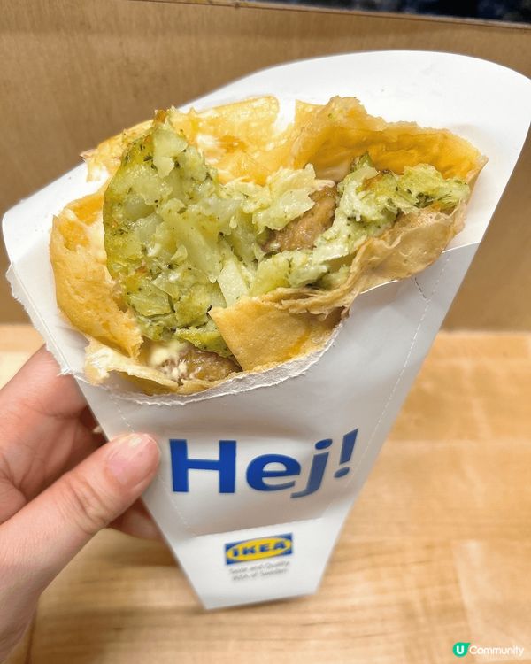 Ikea 肉丸蔬菜薯餅pancake，有晒我最鍾意嘅元素喺裏...