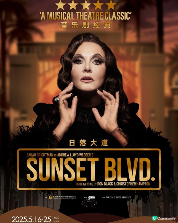 倫敦西區神劇💥《日落大道》深圳開唱！