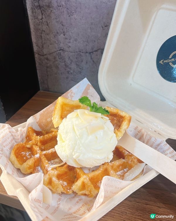 荃灣新開牛角包窩夫店🥐😋