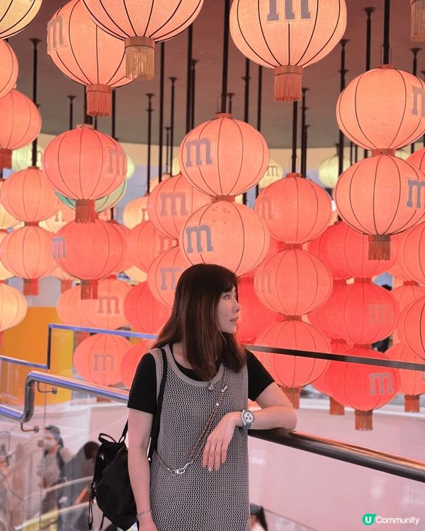 上海m&m巧克力世界，我是豆迷，嚟到很開心，也買了不少戰利品...