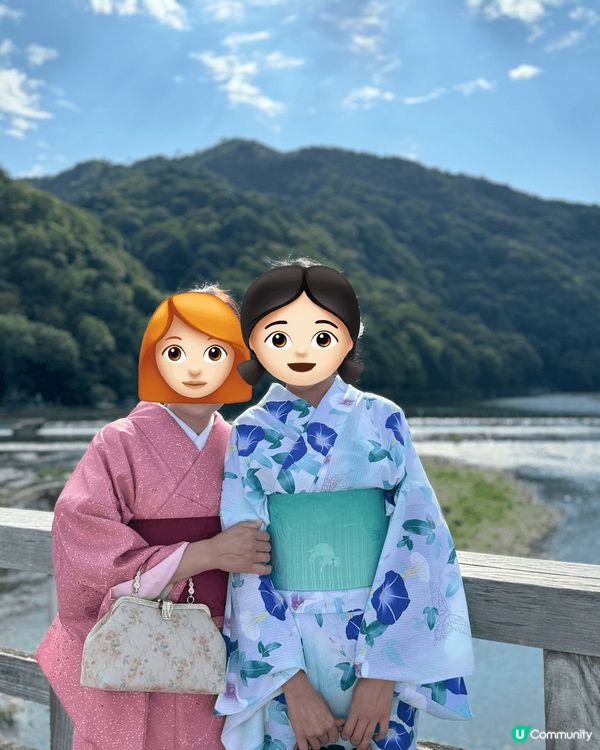 日本京都嵐山～度月橋🥹