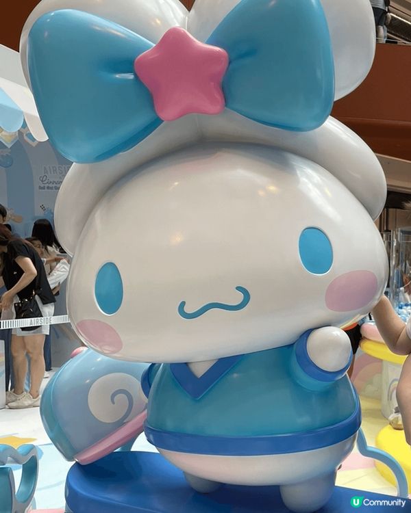 去啟德airside 打咭～有顏色好柔和既Cinnamoro...