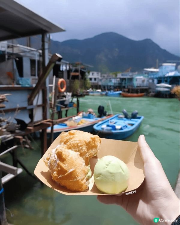 放假係屯門碼頭搭船入大澳行吓～