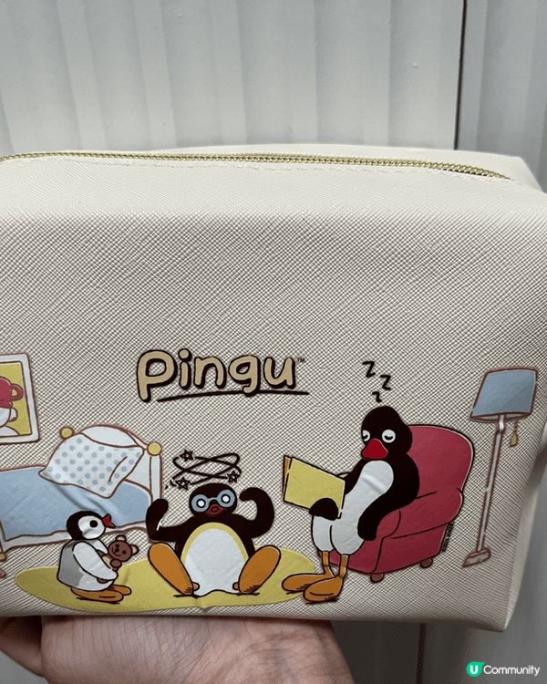 呢一款係Pingu嘅化妝袋，點解會推介呢？原因係我喜歡企鵝，...