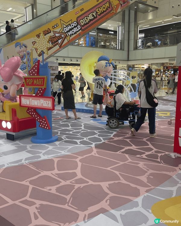 最近沙田新城市廣場舉辦咗Disney x popmart 展...